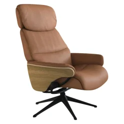 FLEXLUX Sessel Scandi Aarhus Nature 0720 Cognac Hot