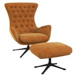 FLEXLUX Sessel Sini Kat. 2, Super Velvet 2371 Warm Yellow Sale
