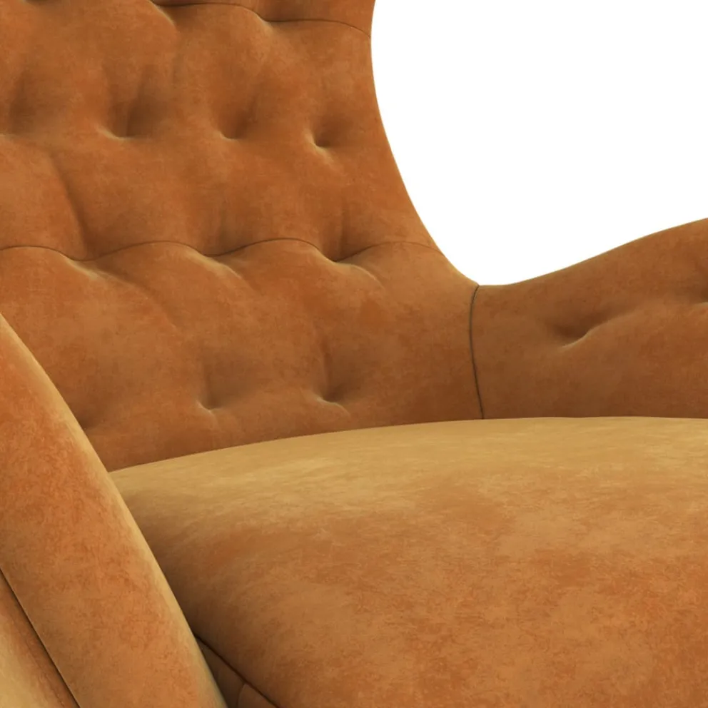FLEXLUX Sessel Sini Kat. 2, Super Velvet 2371 Warm Yellow Sale