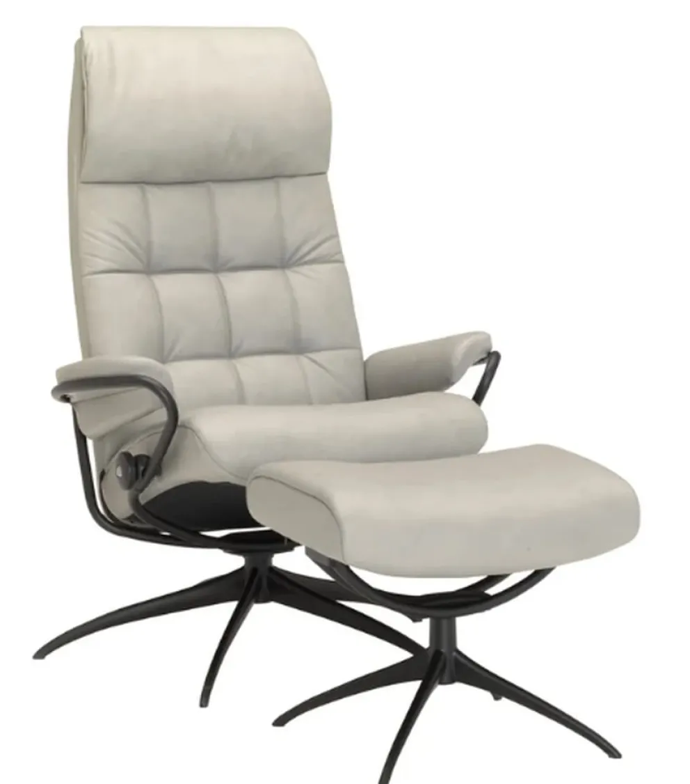 Stressless Sessel ST-London 094 Paloma 10 Silver Grey Hot