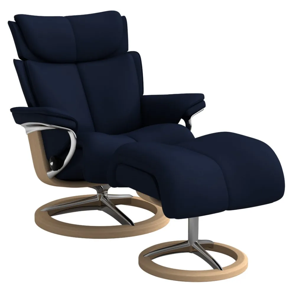 Stressless Sessel ST-Magic 094 Paloma 18 Oxford Blue Clearance