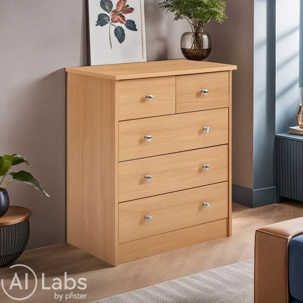 MID.YOU Sideboard Buche buchefarbig Outlet