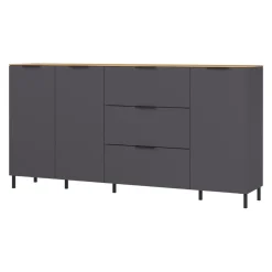 Xora Sideboard California-506 graphit, navarra-eiche-nb. Discount