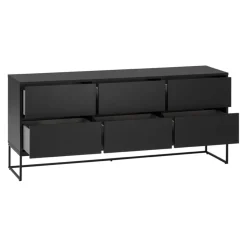 BYYU Sideboard Clipp 070 shadow black Outlet