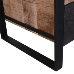 Ambia Home Sideboard Cortina braun, dunkelgrau, mangofarbig Hot