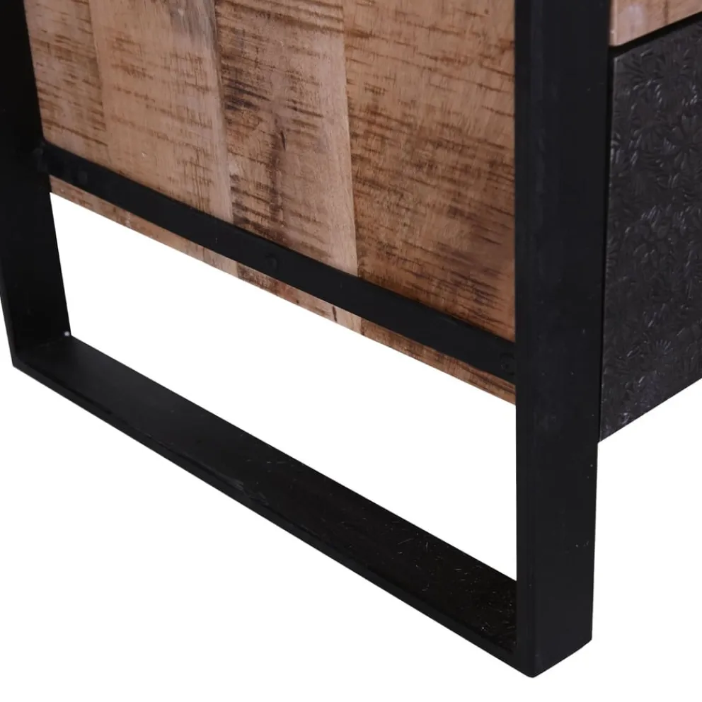 Ambia Home Sideboard Cortina braun, dunkelgrau, mangofarbig Hot