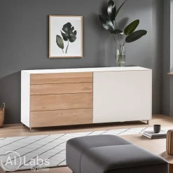 TEAM 7 Sideboard Cubus Pure weiss Hot