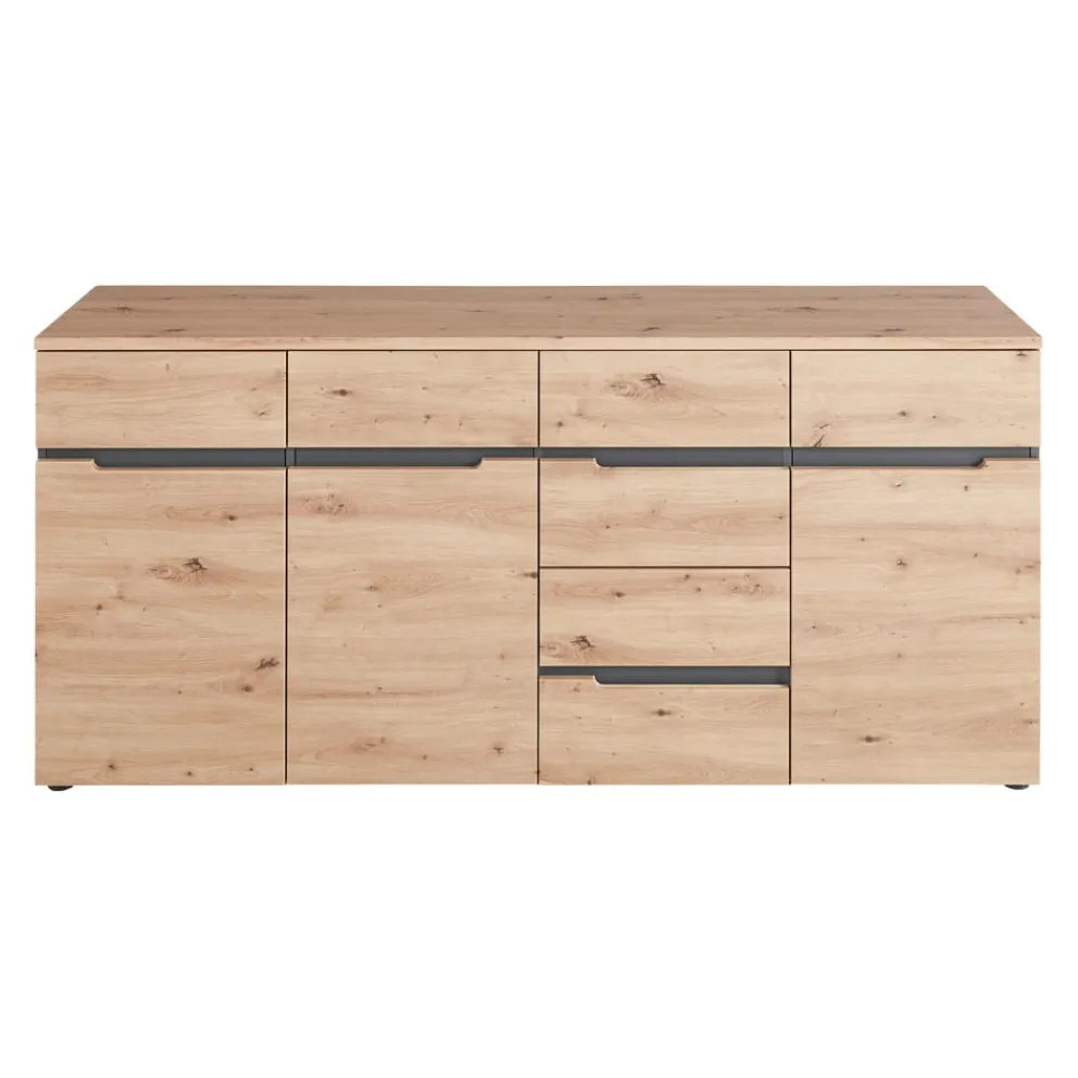 Voleo Sideboard Detroit eichefarbig, graphitgrau Best