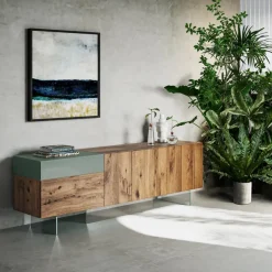 Lago Sideboard 36E8 Wildwood naturale, argilla Online