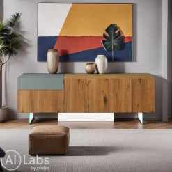 Lago Sideboard 36E8 Wildwood naturale, argilla Online