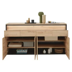 Voleo Sideboard Edra eichefarbig, schwarz New