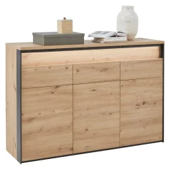 Voleo Sideboard Edra eichefarbig, schwarz Best