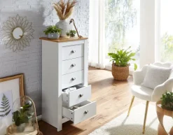 MID.YOU Sideboard Eiche weiss Best
