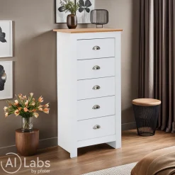 MID.YOU Sideboard Eiche weiss Best
