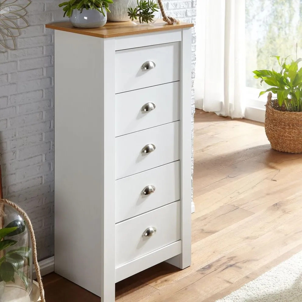 MID.YOU Sideboard Eiche weiss Best