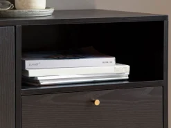 MID.YOU Sideboard Eiche Dekor schwarz Best
