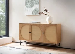 MID.YOU Sideboard Eiche Dekor braun Discount