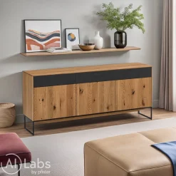 TEAM 7 Sideboard Filigno wildeichefarbig Sale
