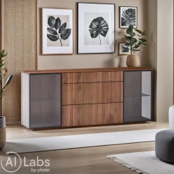 TEAM 7 Sideboard Filigno nussbaumfarbig Discount