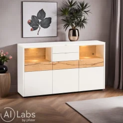 Venjakob Sideboard Game 37 Kristallweiss