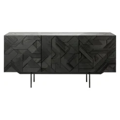 Ethnicraft Sideboard Graphic schwarz Hot