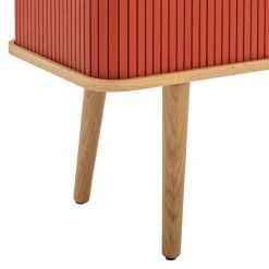 edy&liv Sideboard Helin eichefarbig, korallenrot Sale