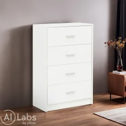 MID.YOU Sideboard Hochglanz weiss Sale