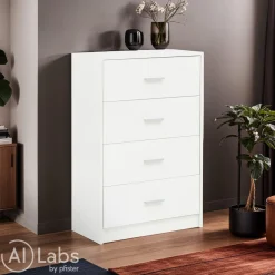 MID.YOU Sideboard Hochglanz weiss Sale