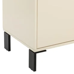 Invivus Sideboard Innova Crema, schwarz Discount