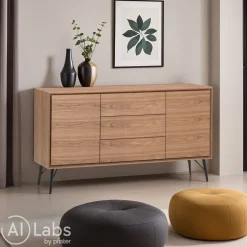 Johann Jakob Sideboard Karen nussbaumfarbig Clearance