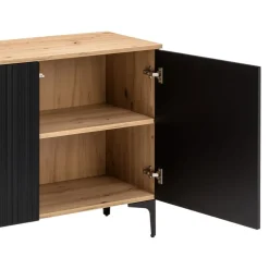 BYYU Sideboard Kleo eichefarbig, schwarz Online