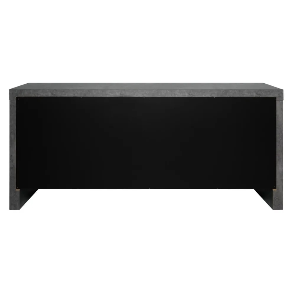 Temahome Sideboard KOBE betongrau, schwarz Clearance