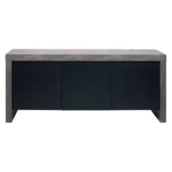 Temahome Sideboard KOBE betongrau, schwarz Clearance