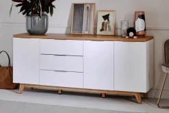 Novel Sideboard Libre eiche, weiss Best