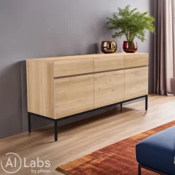 Ethnicraft Sideboard Ligna eichefarbig Online
