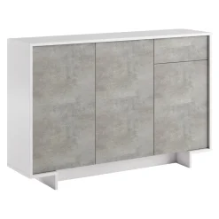 Sikelia Sideboard Living betongrau, weiss Sale