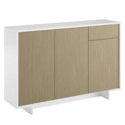 Sikelia Sideboard Living sandbraun, weiss Outlet