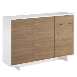 Sikelia Sideboard Living nussbaumfarbig, weiss Best