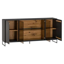 VALNATURA Sideboard Livino anthrazit Hot