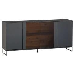 VALNATURA Sideboard Livino anthrazit Hot