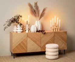 edy&liv Sideboard Losna eichefarbig, schwarz Discount