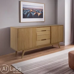 MID.YOU Sideboard Marte eichefarbig Outlet