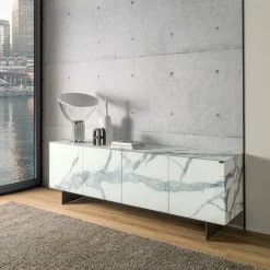 Lago Sideboard Materia Xglass statuario Sale