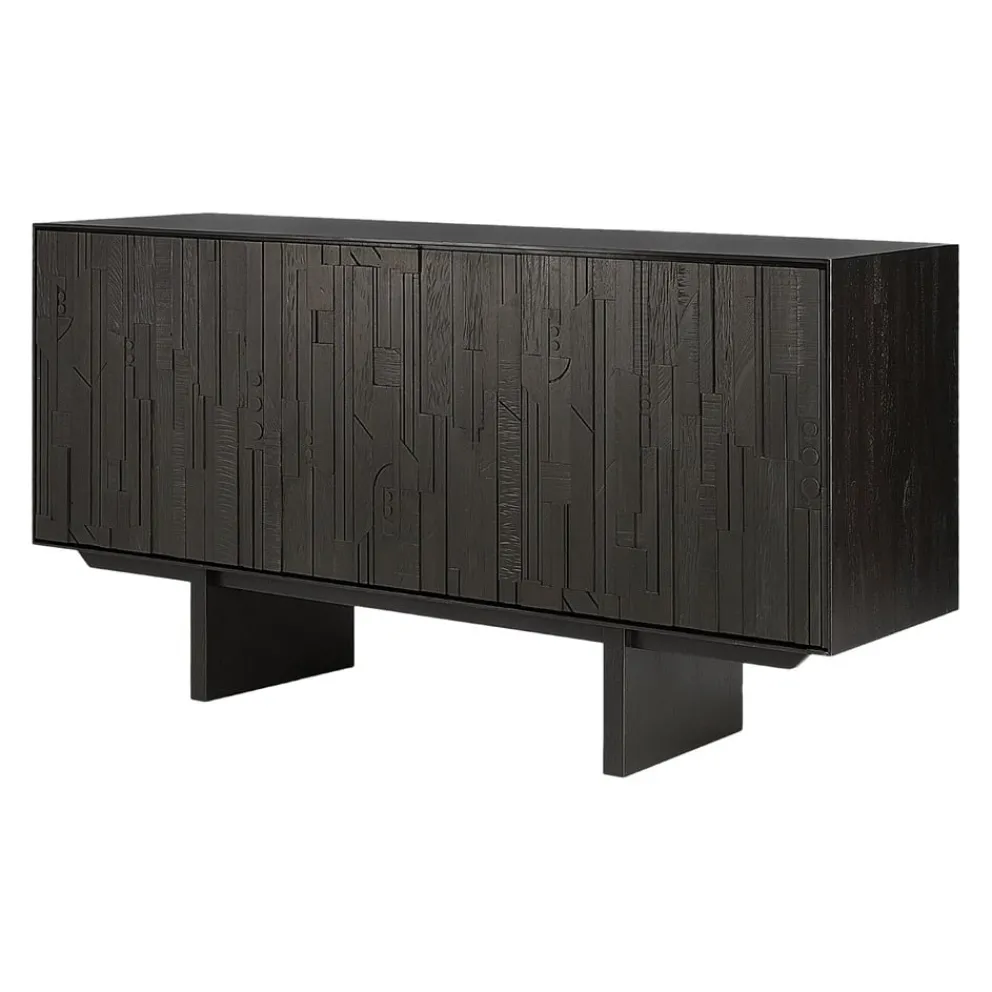 Ethnicraft Sideboard Mosaic schwarz Best