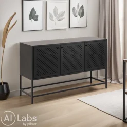 MID.YOU Sideboard Newcastle schwarz Outlet