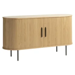 Lomoco Sideboard Nola eichefarbig, schwarz Clearance