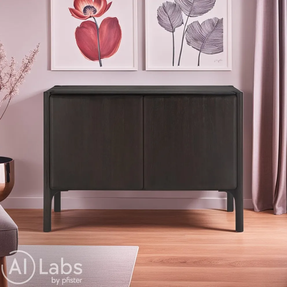 Ethnicraft Sideboard Pi dunkelbraun Sale