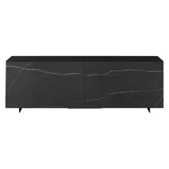 Lago Sideboard Plenum Xglass marquina, nero Online