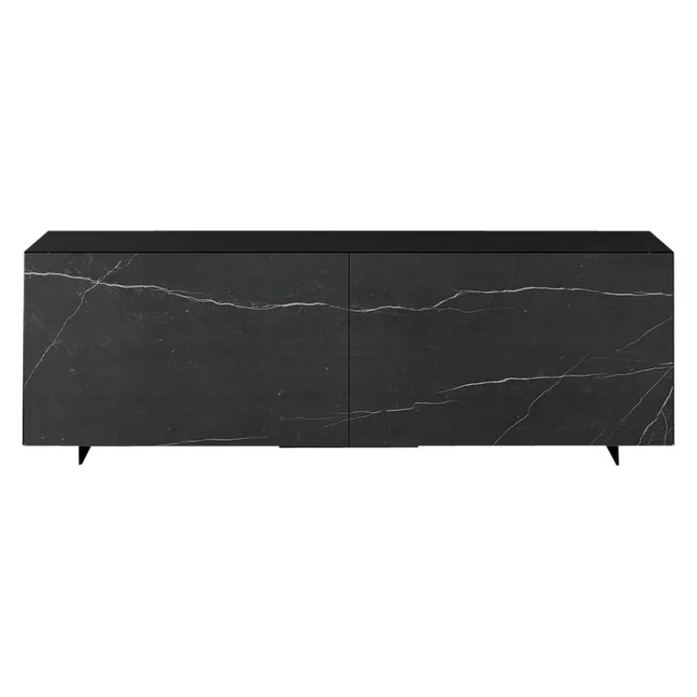 Lago Sideboard Plenum Xglass marquina, nero Online