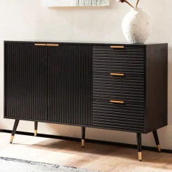 MID.YOU Sideboard schwarz Outlet